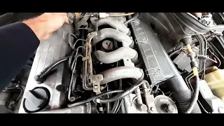 Mercedes w124 250d om602 Engine sound