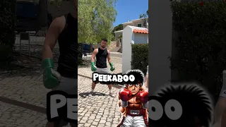 The PEEKABOO style ❌ #boxing #boxeo #peekaboo #miketyson #tutorial #boxingtraining #viral #shorts