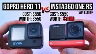 Insta360 ONE RS VS GoPro 11 - Absolute NO BRAINER (ONE RS Review & Test)