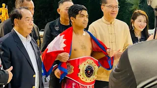 54kg Pro-Am Guna Raj Ruchal (Red) Nepal vs Italy(Blue) Gabrial Olariu world muaythai championship