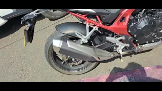 2023 Honda cb750 Hornet Standard Exhaust Sound