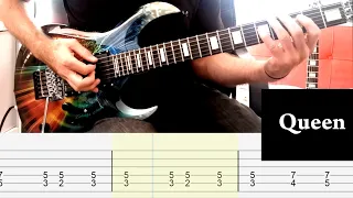 10 Easy Queen Riffs You Could Learn Today (with Tabs) | Tutorial | Guitar Tab | Lesson