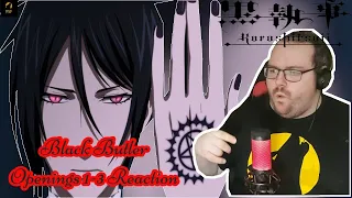 BLACK BUTLER OPENINGS 1-3 REACTION / Anime Op Reaction / Man the beats on these openings are awesome