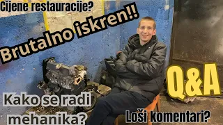 ISKRENO O SVOM RADU  I MEHANICI *ODGOVARAMO NA PITANJA I ZAMJERKE*