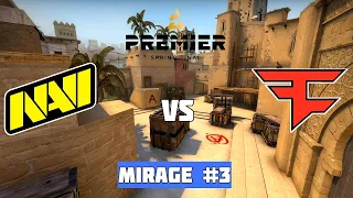 1/4 Финал. NAVI vs FAZE. Map-3 Mirage. BLAST Premier Spring Finals 2021