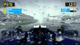 F1 2013: Damon Hill, Williams FW18, Heavy Rain [PC]