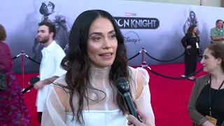 The gorgeous Fernanda Andrade arrives & reveals "Moon Knight"