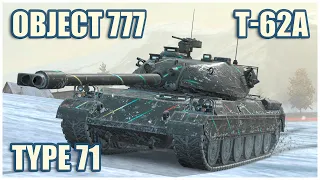 T-62A, Object 777 & Type 71 • WoT Blitz Gameplay