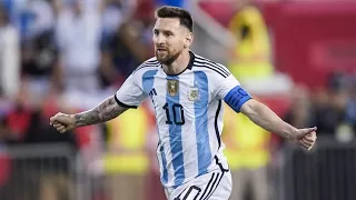 Lionel Messi changed the game as substitute ( Argentina vs Jamaica)3-0 #highlight#matchday