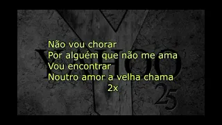 não vou chorar