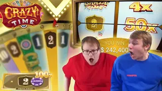 $250,000 CRAZY TIME WIN! NEW WORLD RECORD?