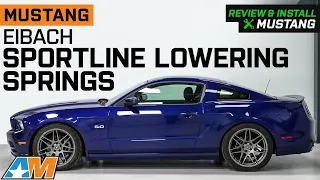 2011-2014 Mustang Eibach Sportline Lowering Springs Review & Install