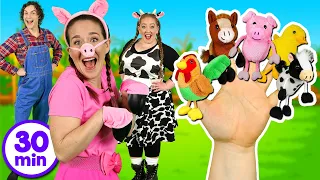 Farm Animals Finger Family and more Farm Songs for Kids