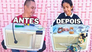 GARIMPANDO METAIS FINOS DE FORNO MICRO-ONDAS