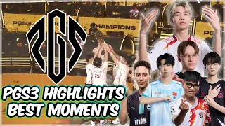 BEST MOMENTS OF PGS3 | EXTREME SKILL | BEST PLAYER | HIGHLIGHTS