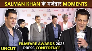 Salman Khan & His Hilarious Moments At The Filmfare Awards 2023 Press Conference | Full Video UNCUT