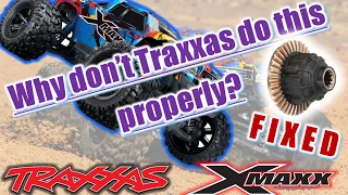 Why do Traxxas do this ! Traxxas X-Maxx diff servicing and rebuilds- changing diff oils
