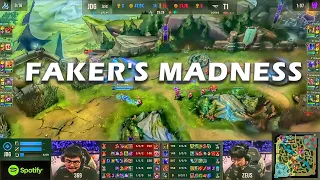 T1 Faker U Can't See Me VS JDG - LoL World Championship 2022 - SEMIFINALS