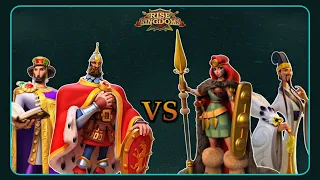 Nevsky/Justinian VS Boudica/Zhuge Liang - Rise of Kingdoms