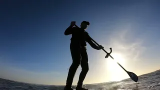 Hayling Island SUP Surf, Glassy Waves