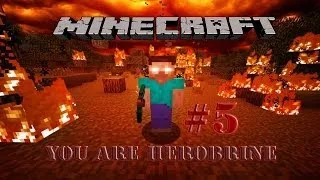 Играем в Minecraft You Are Herobrine Серия 5[В поисках дома]