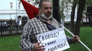 ВОЗЛЕ ПОСОЛЬСТВА КАЗАХСТАНА В МОСКВЕ ПОЛИЦИЕЙ СНОВА РАЗОГНАН ПИКЕТ ПРОТЕСТА