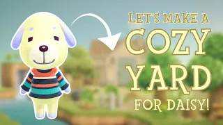 Giving DAISY the YARD she DESERVES!! | Animal Crossing Speedbuild| 🌼cardigan🌼