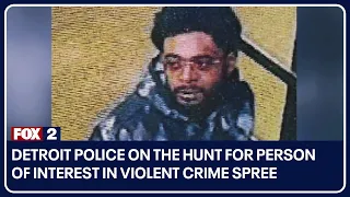 Detroit police on the hunt for person of interest in violent crime spree, including fatal shootings