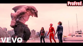 Indila - Dernière Danse Remix - The Flash Vs King Shark - Music Video