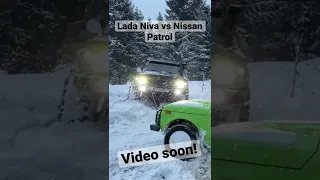 Lada Niva vs Nissan Patrol