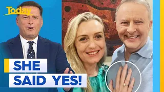 Today hosts congratulate Anthony Albanese on engagement | Today Show Australia