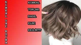 Evde saç boyası nasıl hazırlanır/ saçlarım nasıl kumral olur/8.0 kumral  renk