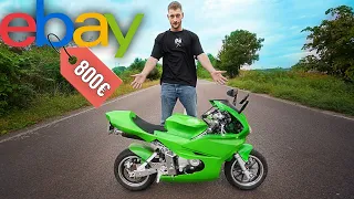 800€ Pocket Bike mit Strassenzulassung von EBAY! (Fehlkauf?)