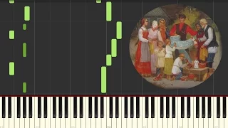 Ой, полным полна коробушка – Урок игры на пианино / Korobushka – Piano Tutorial