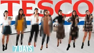 I Wore SUPERMARKET clothes for a WEEK! TESCO OUTFIT CHALLENGE! 7 DAYS, 7 OUTFITS..