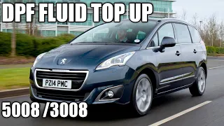 Peugeot 5008 / 3008 DPF fluid top up, Murphyslaw