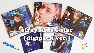 🤡 распаковка диджипаков Stray Kids 5-STAR | unboxing digipack ver.