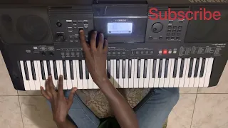 How to play Ghanaian praises for BEGINNERS,INTERMEDIATES and ADVANCED PLAYERS KEF F part 1🔥🎹❤️