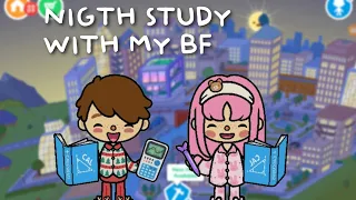 nigth study with my boyfriend!!||Toca Althea #tocaboca#tocalifestorytocatocap