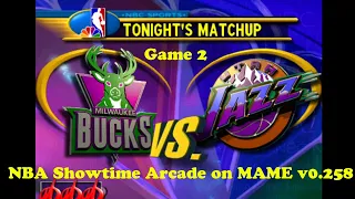 NBA Showtime Arcade on MAME v0.258 (Game 2)