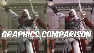Assassin's Creed The Ezio Collection (Remastered) vs Old games - Graphics Comparison