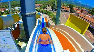 Double Lane Race Waterslide at Queen's Park Resort