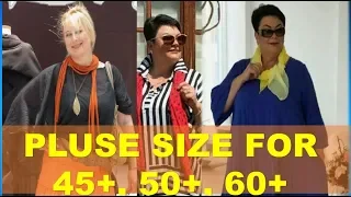 МОДА  ДЛЯ ПОЛНЫХ женщин 💕 50+ 60+ 💕 Тенденции Моды Для Полных  WOMAN FASHION PLUS