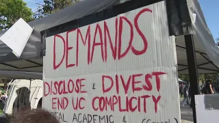 College Protests: Pro-Palestinian encampment established on UC Davis campus