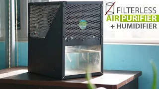 Silent Air Purifier & Humidifier using Water as Filter