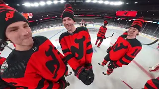 Selfie Cam @ Stadium Series | Panarin, Zamula, Horvat, Bastian