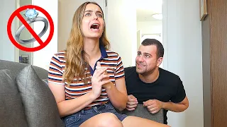 Losing my $20,000 Engagement Ring PRANK on Fiancé! GONE WRONG!