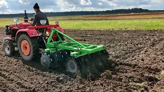 Посів під дискову борону. Шифенг 350л. Борона типу бомет 1.5м.