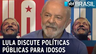 Lula discute políticas públicas para pessoas idosas | SBT Brasil (22/09/22)