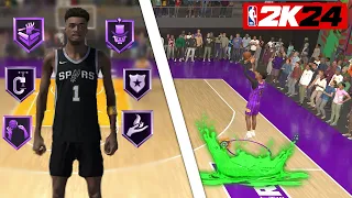 THIS UNSTOPPABLE VICTOR WEMBANYAMA BUILD BROKE NBA 2K24!